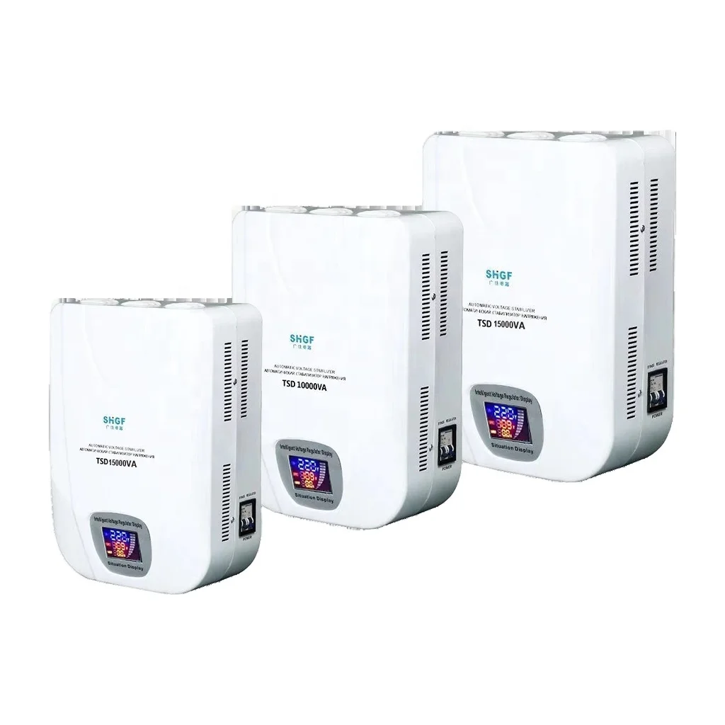 7000w 8000 W 10000w 15000W 220V/Regulator Home High Power Automatic Regulated Power Voltage Regulator