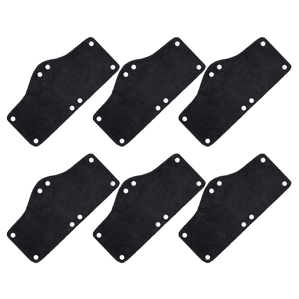 

6 Pcs Lining Hard Pads Hat Washable Sweat Liner Polyester Band Sweatband