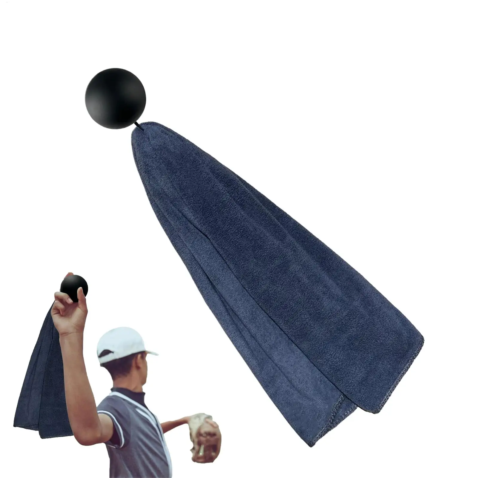 Baseball Pitching Towel Trainer Baseball Pitcher Precision Exercise Equipment Softball Throwing Pitching Trainer for Enthusiasts