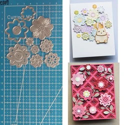 Lucky Goddess Metal Cutting Dies Nordic Flower Diy Scrapbooking Photo Album Decorative Embossing Paper Card Crafts