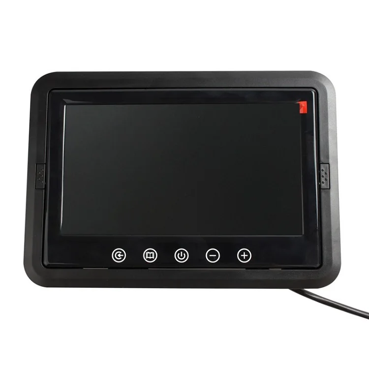 9" Touch Screen Car Headrest DVD Player Support Multimedia, Rear Seat Monitor, Taxi Headrest Advertising