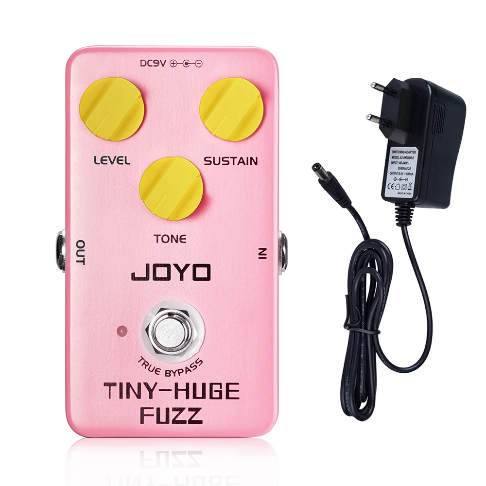 巨大なファズギターエフェクトペダル,JOYO-TINY,90年代,クラシック