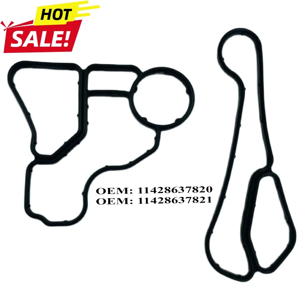 

N20/N52/N55 High Quality Material FPM Engline Oil Filter Housing Seal Gasket Oil Cooler Gasket for 11428637820/11428637821