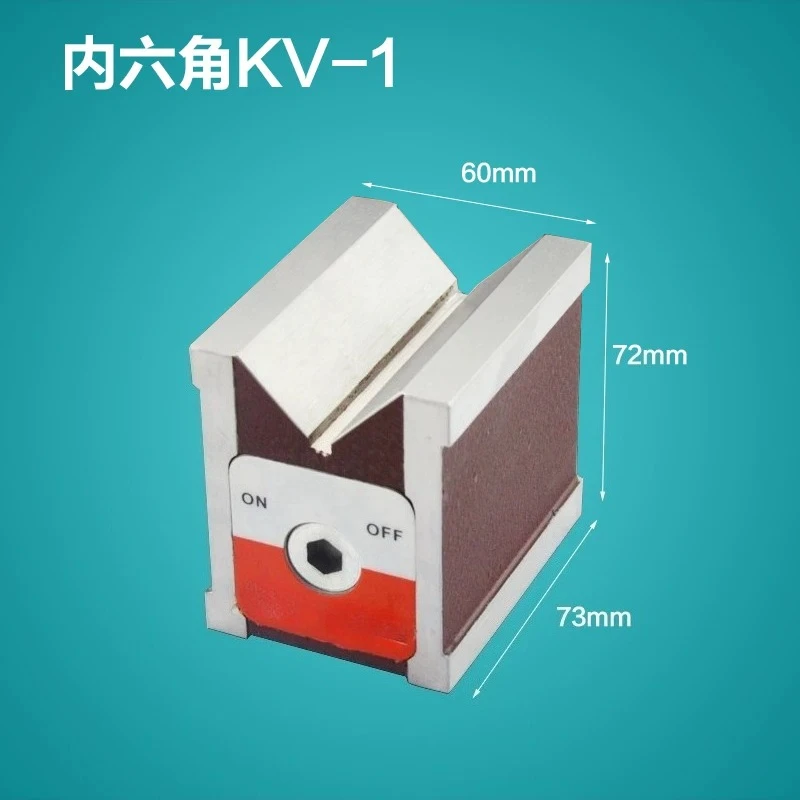 7K Magnetic V-Shaped Block Triangle Table Iron Wire Cutting Magnet Scribing Tool for Precision Cutting And Marking