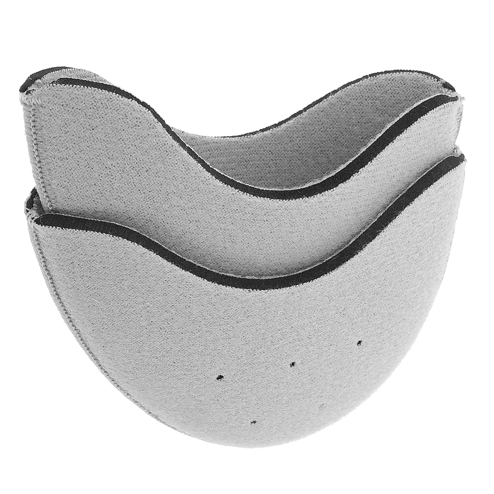 

Toe Pad for Ballet Pointe Shoes Dancing Foot Protector High Heels Covers Grey M Hole Design Reusable Soft Elastic for Boots