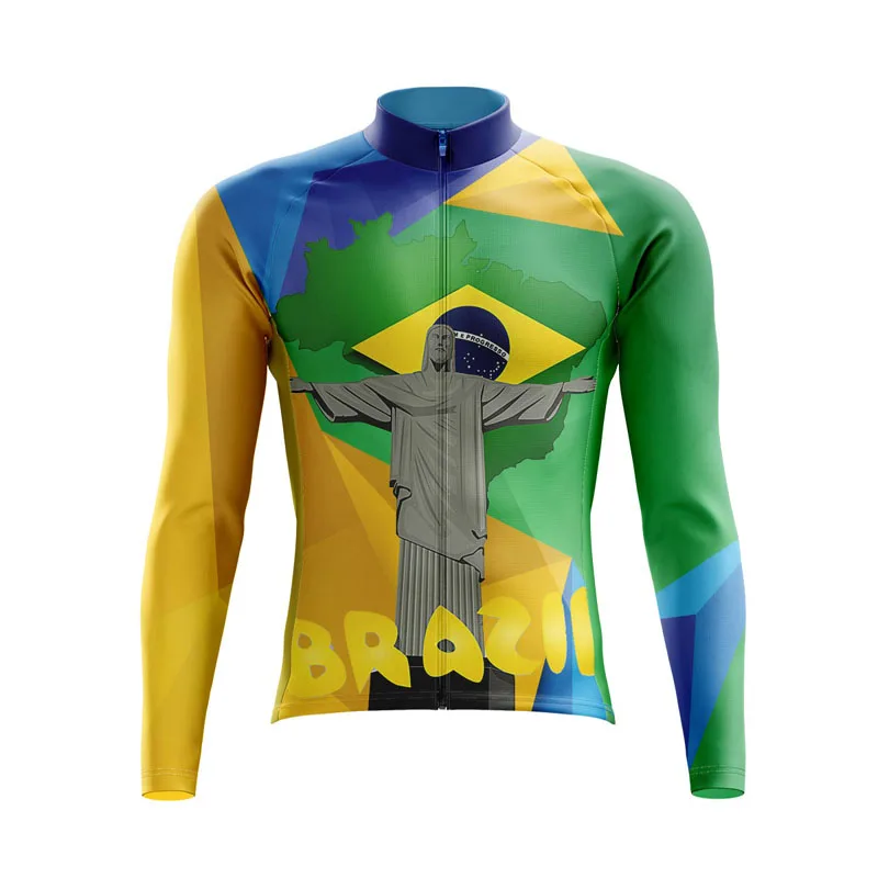 2023 Cycling Jersey Pro Team Women Autumn Long Sleeve Bike Clothes Mountain Bicycle Clothing Tops Spring Cycling Jacket Brazil