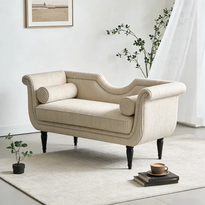 Nordic simple fabric bedside stool bench modern living room balcony foyer shoe sofa stool clothing store shoe stool