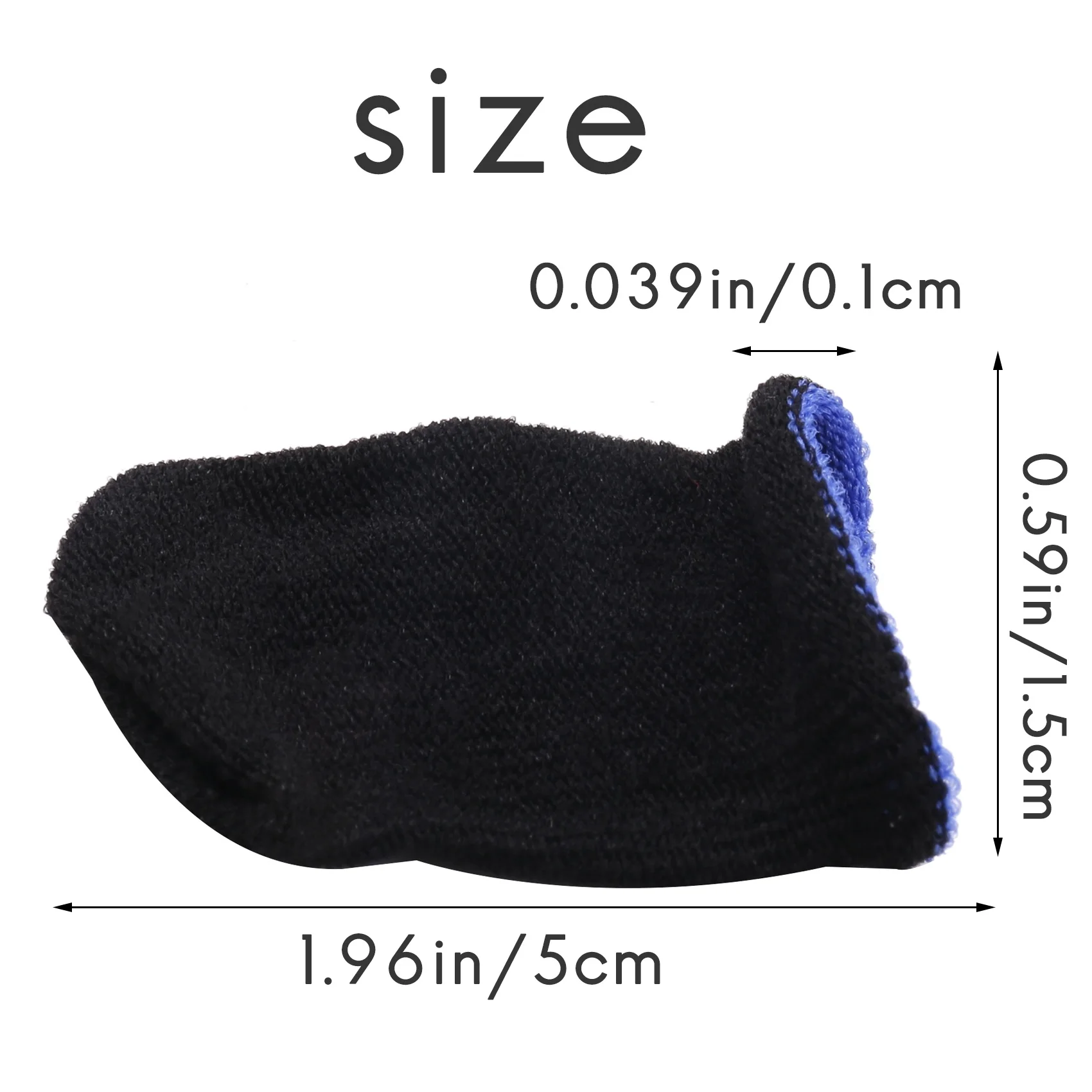 SMIEA 18-Pin Carbon Fiber Finger Sleeves for PUBG Mobile Games Contact Screen Finger Sleeves(12 Pcs)