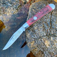 Watchman Knife Trapper Knives Slip Joint Folding Blade Pocket Knives Classic Traditional Hunting Fishing Camping