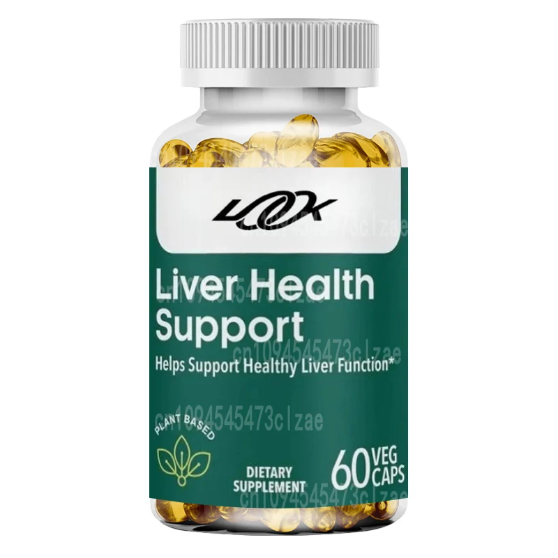 60 Capsules of Liver Support Containing Milk Thistle and Turmeric Help Improve Liver Function and Digestive System Health