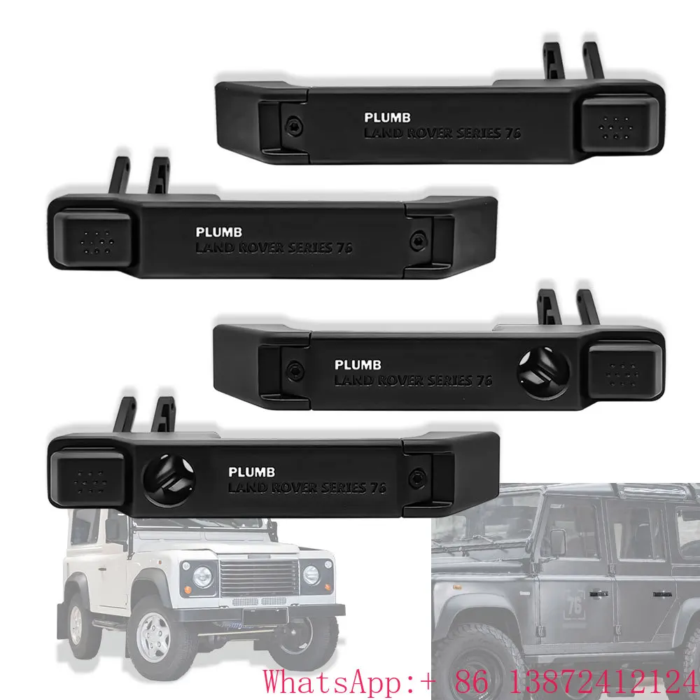 

Automotive Exterior Plumb Series Outside Door Handle for Land Rover Defender 90 110 130 Black Door Handle
