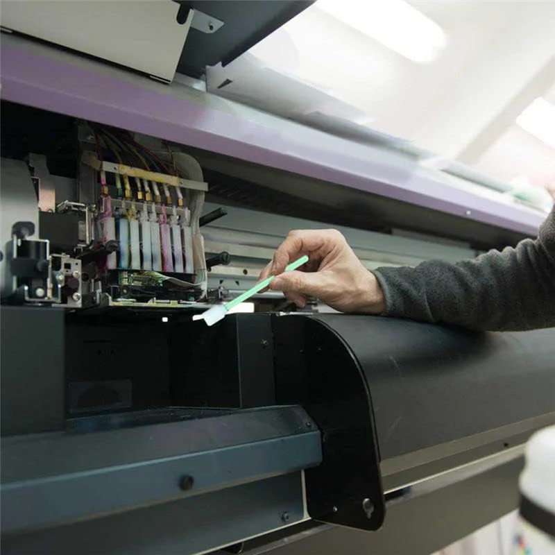 AB51 100 шт. пенопластовые чистящие палочки для лаборатории, губчатые тампоны для чистки без пыли для объективов камеры, оптических линз