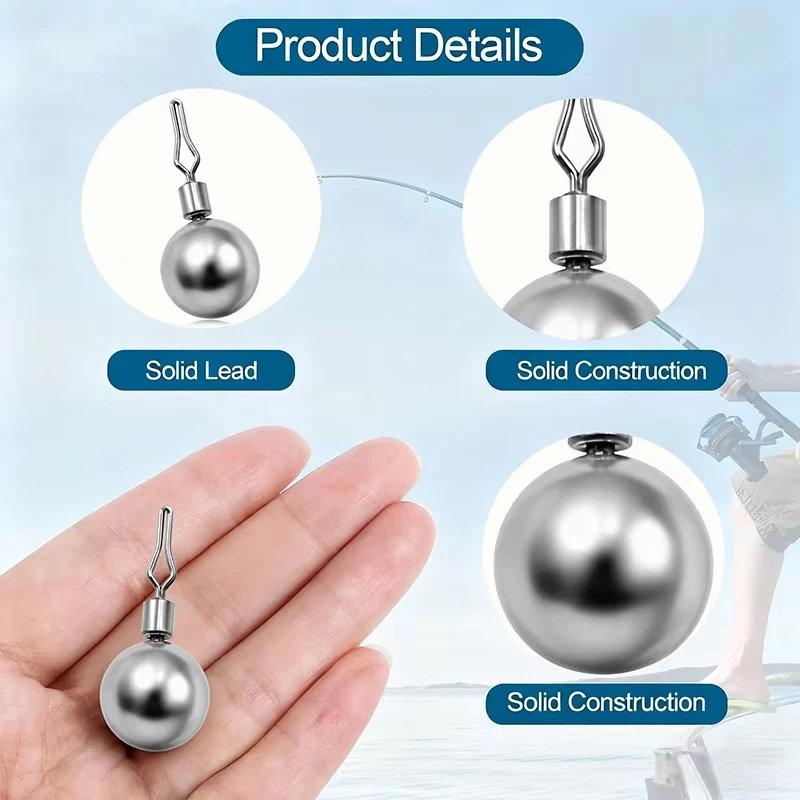 Premium Drop-Shaped Sinker: Enhanced Weight Concentration for Extremely Steady Sinking and Effortless, Smooth Casting