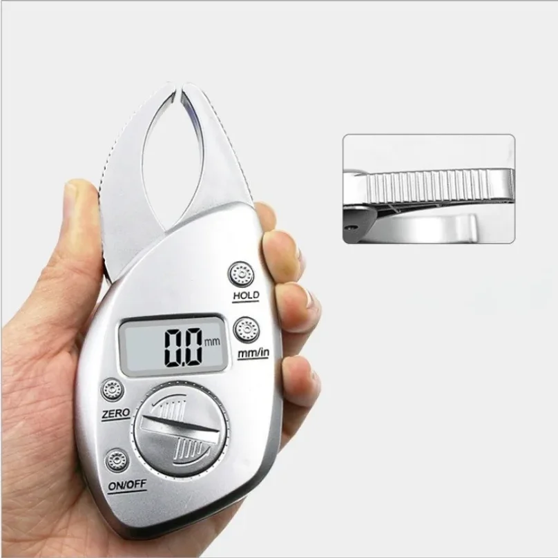 Digital Body Fat Caliper - Skinfold Measurement Tool for Accurate Body Fat Testing