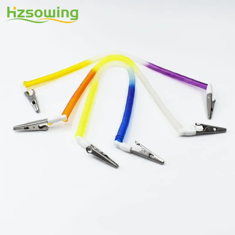 1pcs/bag Dental Scrarf Clips Spring Rope with Gradient Ramp Dental Oral Materials Tools Bib Clips Chains For patient