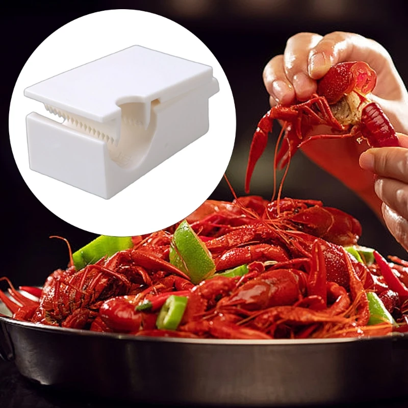 Plastic Shrimp Peeler Efficient Crawfish Peeling Tool Crayfish Shelling Device Kitchen Utensils for Cooking Enthusiasts