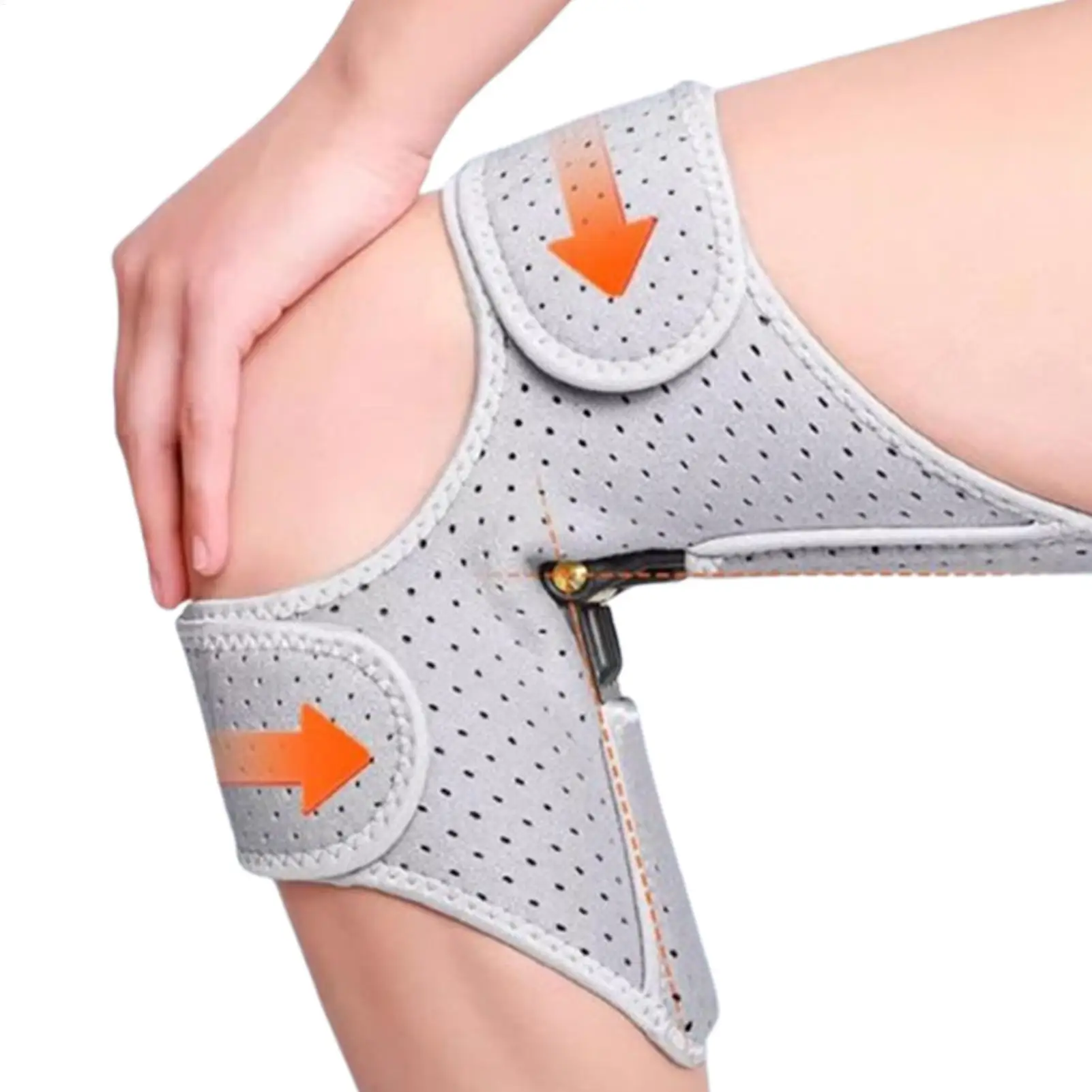 Knee Booster Device Breathable Knee Stabilizer Braces Adjustable Spring-Powered Joint Support For Climbing Stairs Elderly Walk