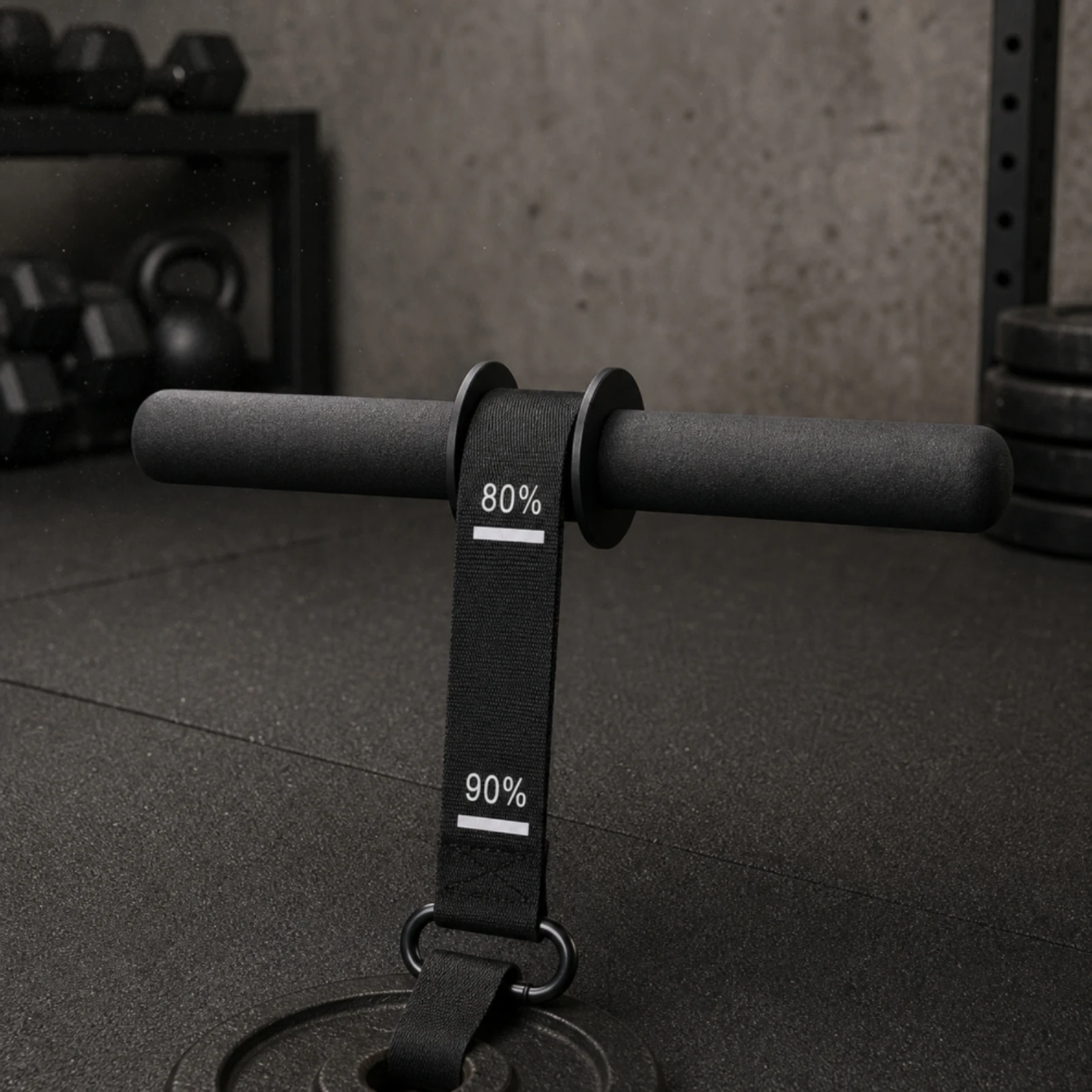 Forearm Exercise Bar with Strap Textured Wrist Roller Forearm Roller Portable Fitness Equipment Heavy Duty for Climbers
