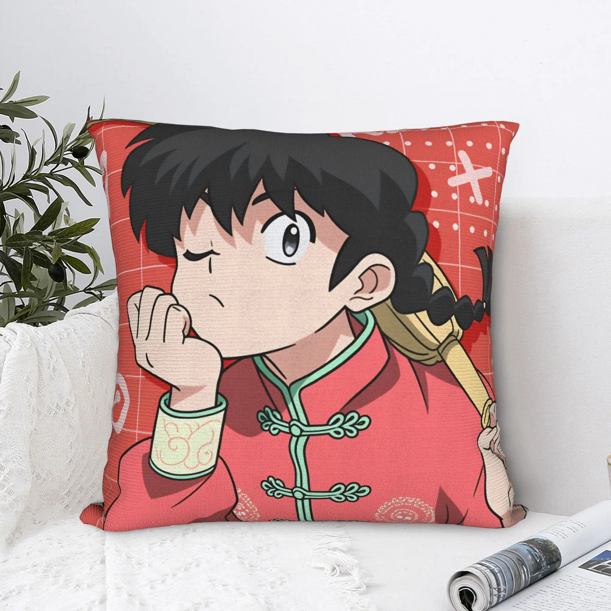 Pillow Cover Anime Ranma 1/2   Funny Pillow Case For Sofa Home Decor Pillowcases