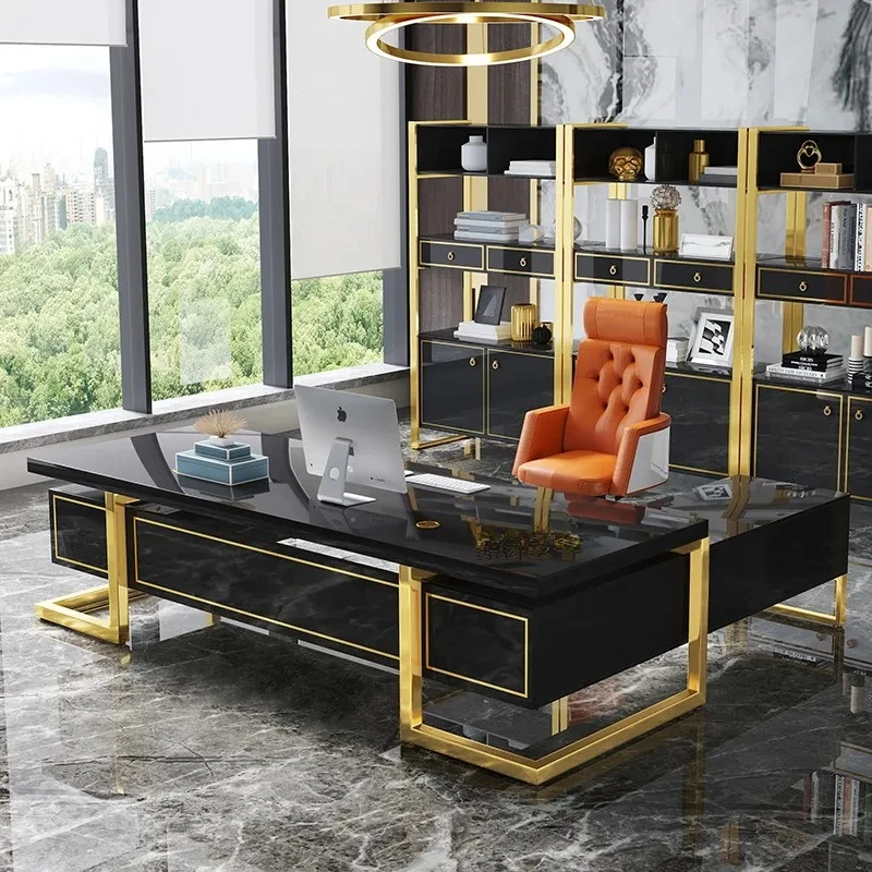 Modern Executive Desk  Office Table Simple  High End Manager Workstation for Home Office