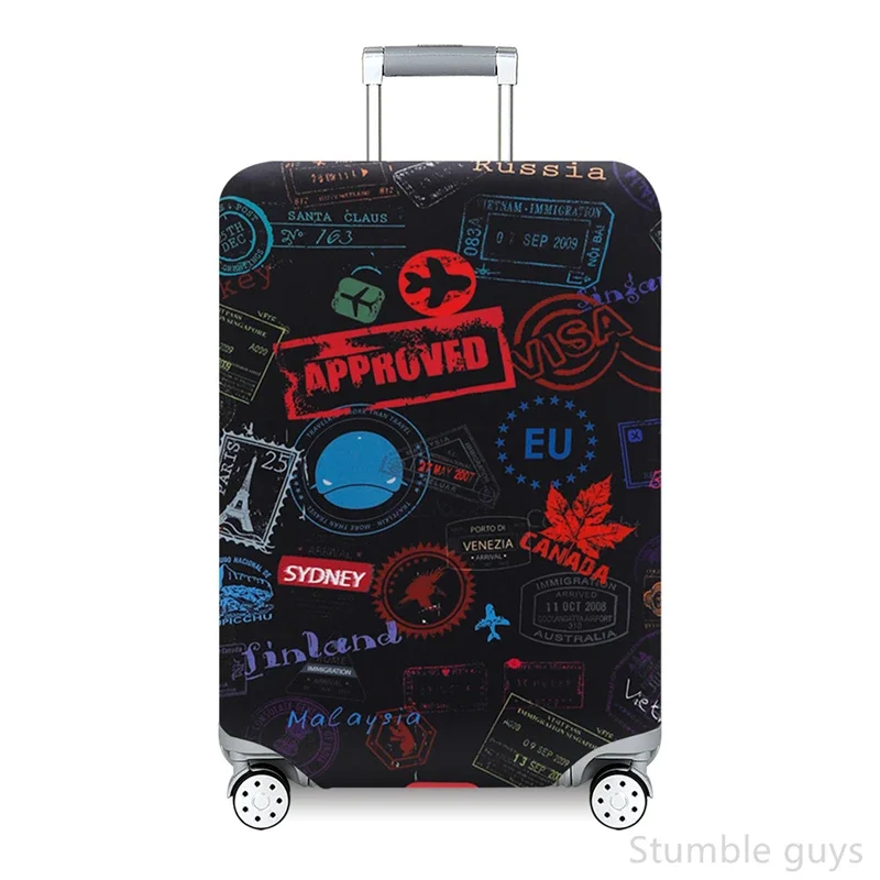 

Elastic Dustproof Luggage Cover Protective Scratch-Resistant Suitcase Sleeve Sturdy For Airline Trips Fits 18-32 Inch
