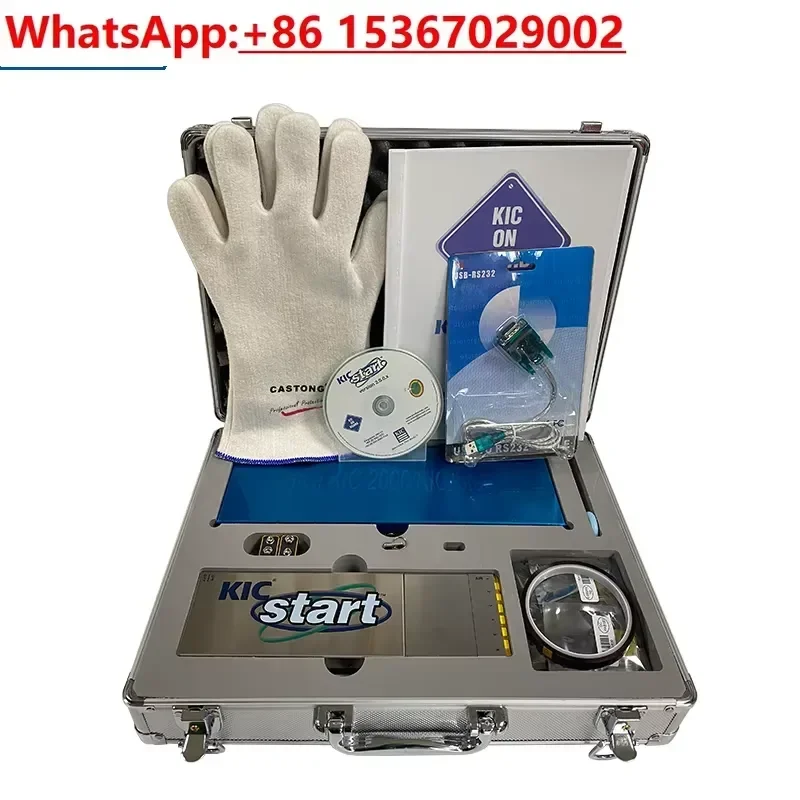 KIC2000 9 Channel SMT Reflow Wave Soldering Oven Temperature Profile Real Time Tracker Data Logger for PCB Assembly Process