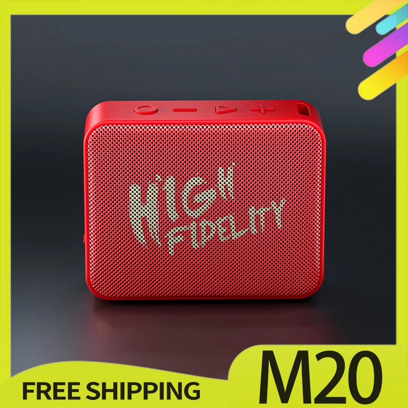 Smallstar M20 Speaker Wireless Bluetooth Speakers Portable Audio Customize Hifi Sound Radio Video Waterproof Outdoor Speaker