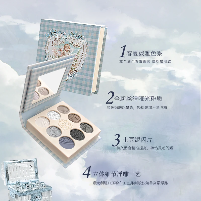Cheerflor Fairy Tale Garden Makeup Set Makeup Gift Box Birthday Gift Cosmetics Eyeshadow