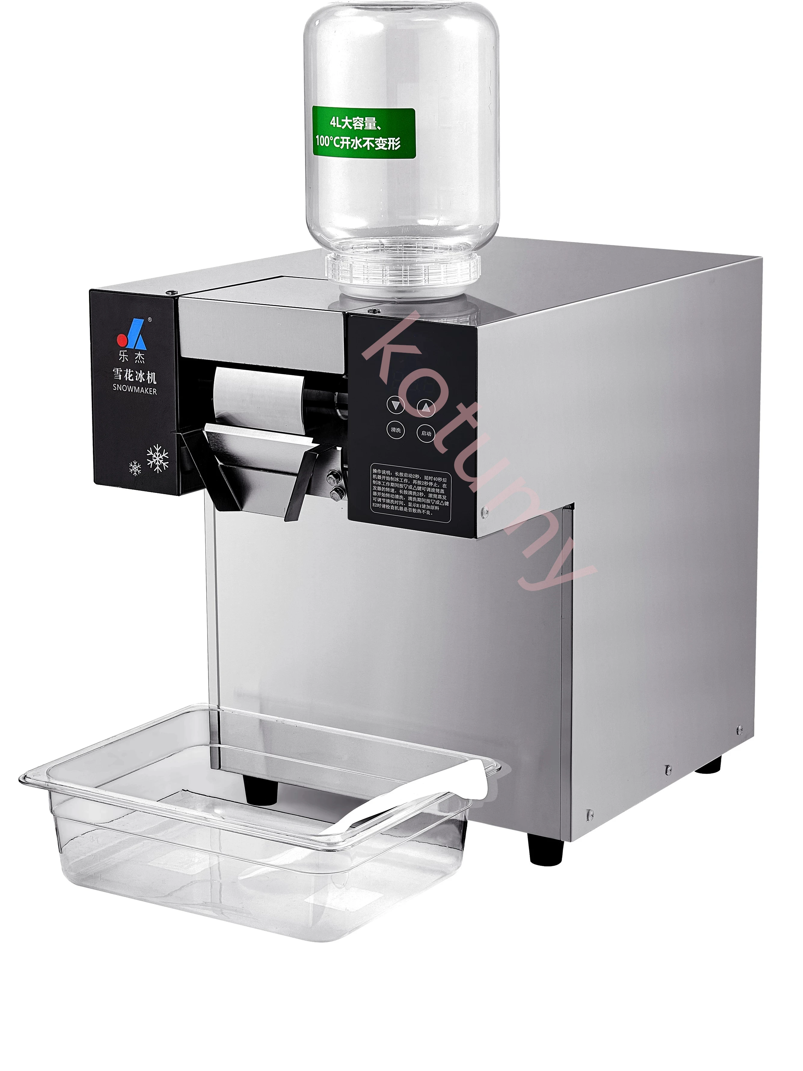 Snow Ice Maker Milk Smoothie Shaver Machine Europe Snowflake Ice Machine Korea Bingsu Machine Snowflake Ice Shaving Machine