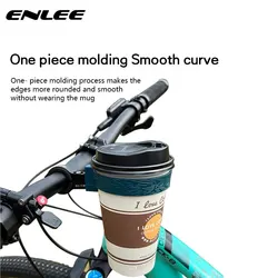 ENLEE Bicycle Coffee Cup Holder Universal Mountain Bike Water Bottle Holder Mount Cycling Electric Scooter Bracket Accessories