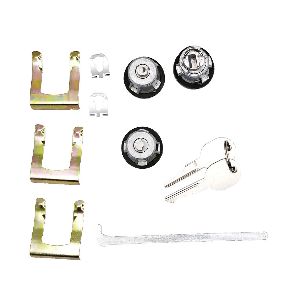 ​Cutlass Lock Set Door Trunk Key Kit Replacement for Chevelle/Malibu/Monte Carlo/Camaro 654394765282 Car Accessories