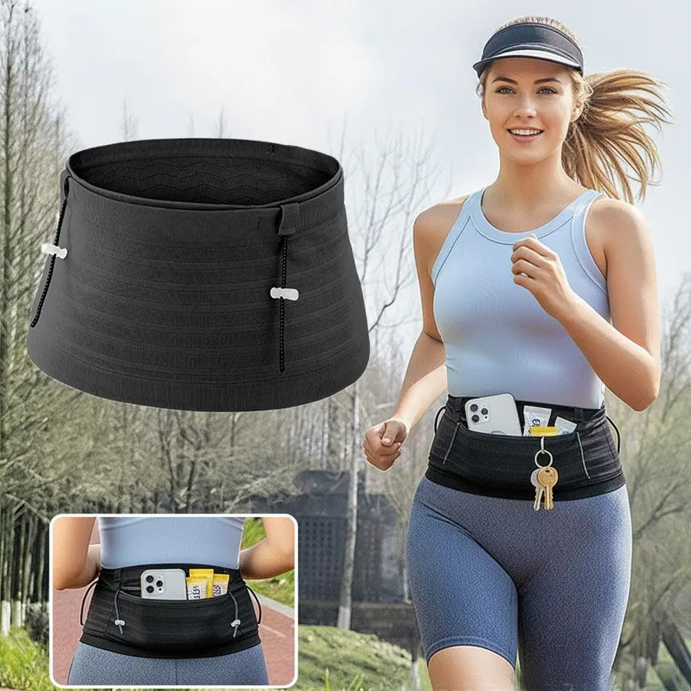 Sports Waist Bag Outdoor Morning Running Multifunctional Invisible Breathable Belt Men's And Women's Running Fitness Phone Bag