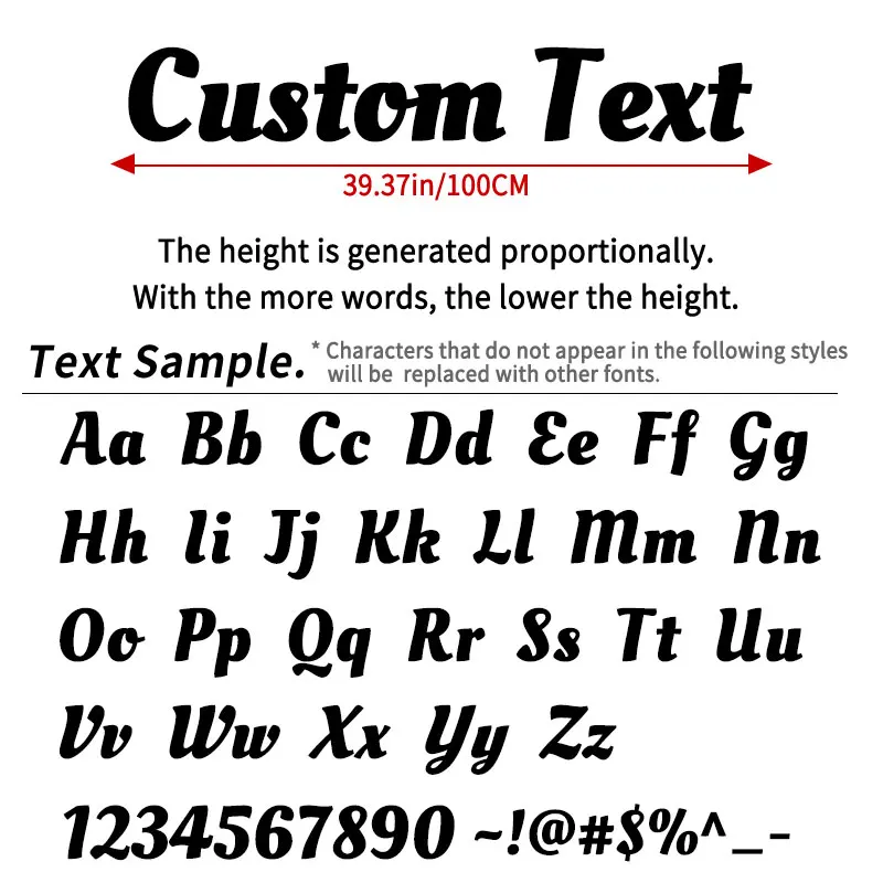 1PC Custom Car Front Windshield Sticker Personalized Waterproof DIY Truck SUV Side Body Boat Sunscreen Modified Vinyl Decal