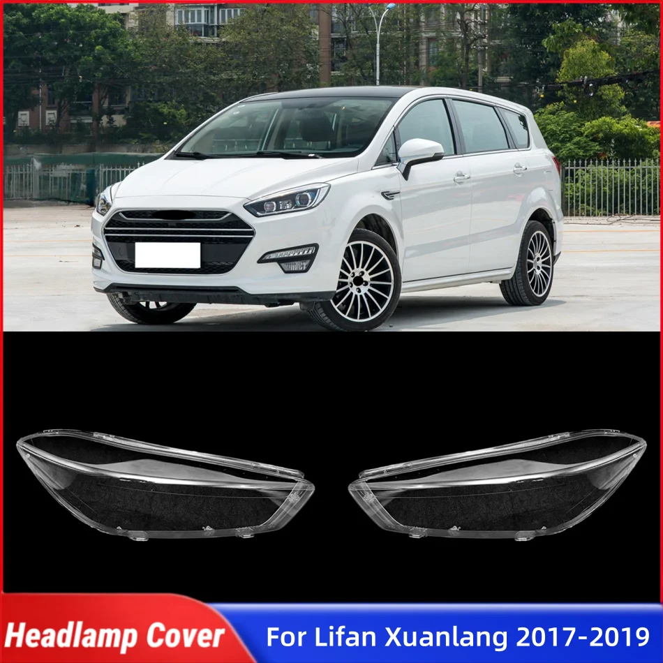 

For Lifan Xuanlang 2017 2018 2019 Car Accessories Lampshade Headlight Rubber Cover Car Front Headlight Lens Cover Lights Shell