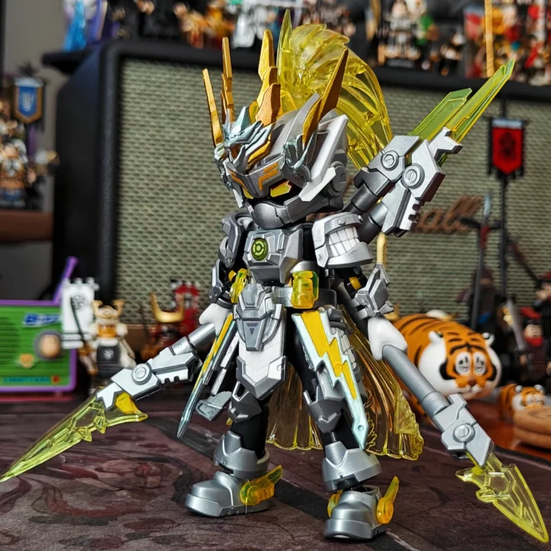 ของแท้ Blokees สามก๊ก Hero Infinity Series Mech ชุดรบ Justice Avenger Splicing ของเล่นเครื่องประดับของขวัญ