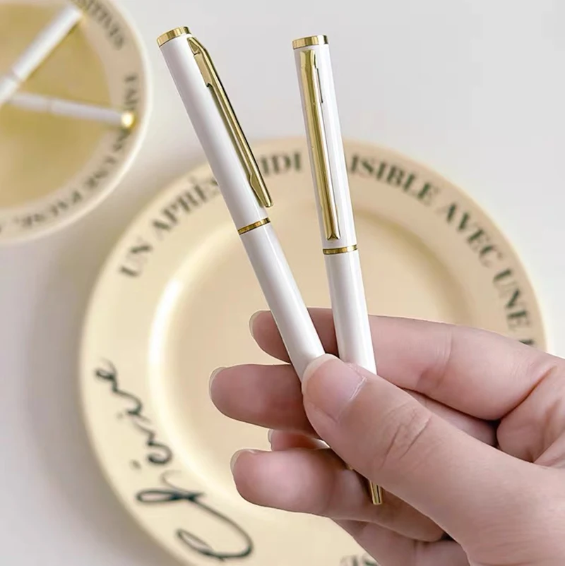 

Mini pocket pen Portable signature pen Metal rotating ballpoint pen High quality Carry student pen Ball point pen Office Supplie