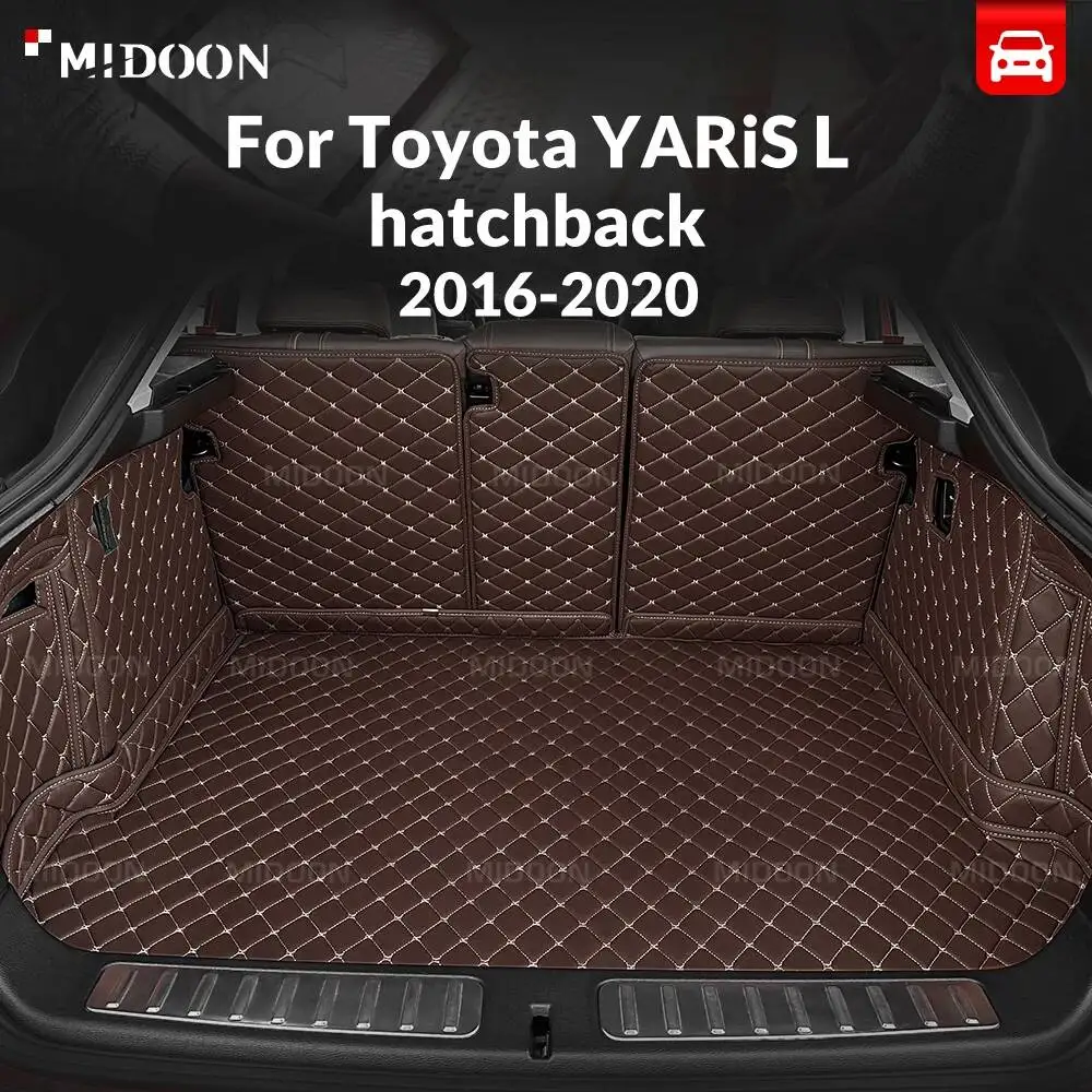 

Full Coverage Trunk Mat For Toyota YARiS L hatchback 2016-2020 Car Anti-dirty Pad Protector Cargo Liner Interior Accessories
