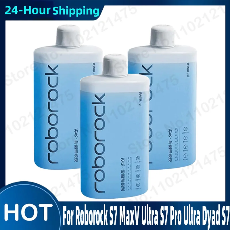 

1L Original Floor Cleaning Solution For Roborock S7 MaxV S7MaxV T7S Plus S7 Max Q7 Max Q5 S70 S75 Dyad 99.9% Antibacterial Parts