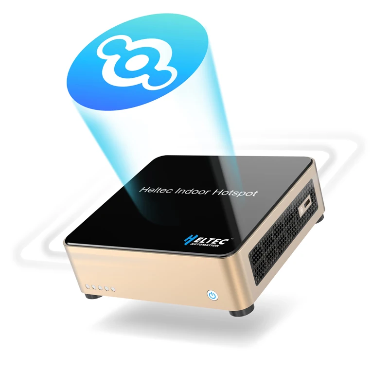 Heltec HT-M2808 Punto de acceso interior WiFi BLE ETH IoT LoRaWAN LoRa Gateway Quad-core SX1308 + SX1255/7 Chipset compatible con red de helio