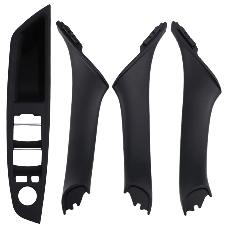 

Trim Pull Handle Set Replacement Interior Front Door Armrest Panel For BMW 5 Series F10 F11 F18 520I 523I 525I 528I LHD-A02G