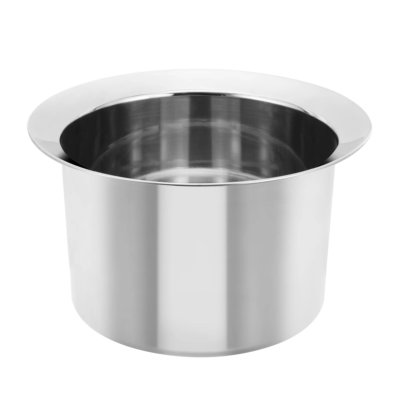 حوض زيت من الفولاذ المقاوم للصدأ 2.5 لتر حاوية زيت منزلية لتخزين المطبخ وعاء خلط خزان الشحوم شحم الخنزير الزيتون