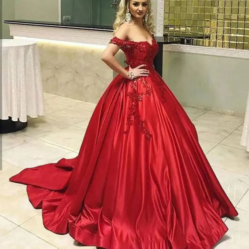 Nadaje się na festiwale sukienka z dekoltem w serek dla kobiet koronki Vintage suknie balowe Vestido De Festa z odkrytymi ramionami wieczorowa sukienka