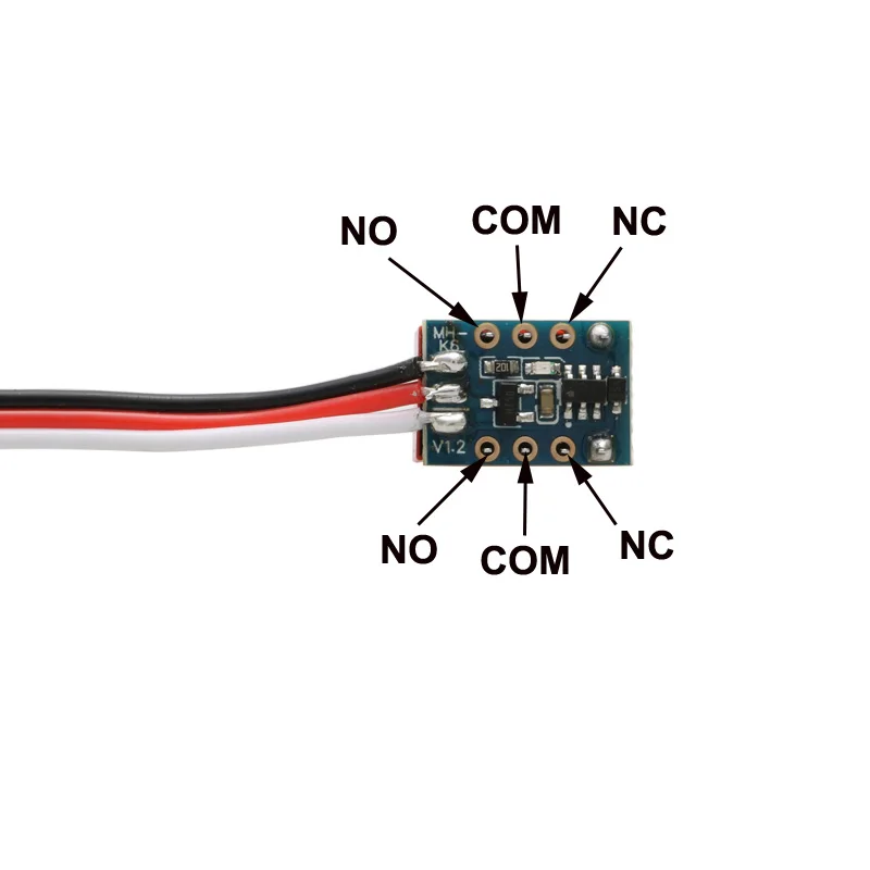 4PCS Relay Switch PWM Electronic Module Remote Control Navigation Light Universal Max 1A Support 5V Receiver for RC UAV Drone