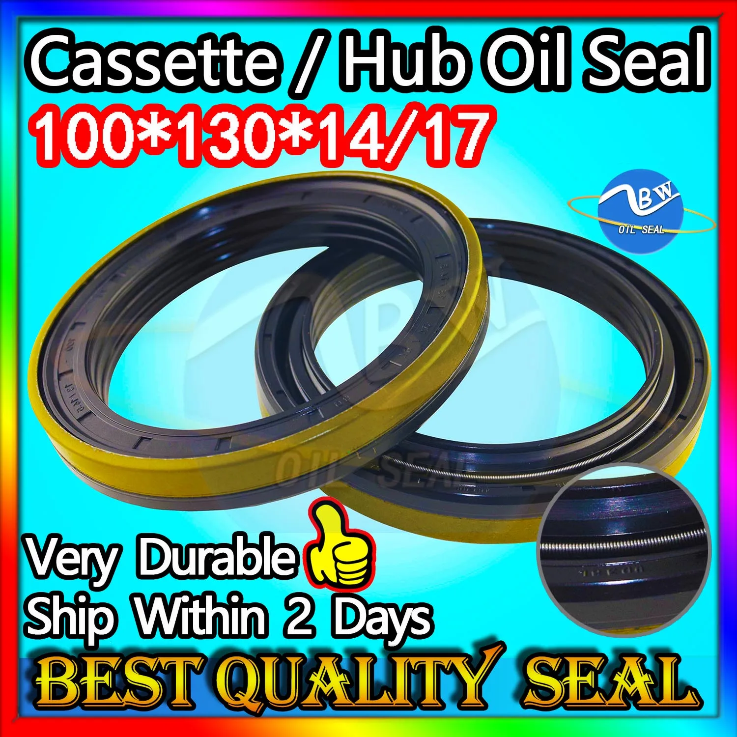 

Cassette Oil Seal 100*130*14/17 Hub Oil Sealing For Tractor Cat High Quality 100X130X14/17 Center Joint Gasket Nitrile NBR