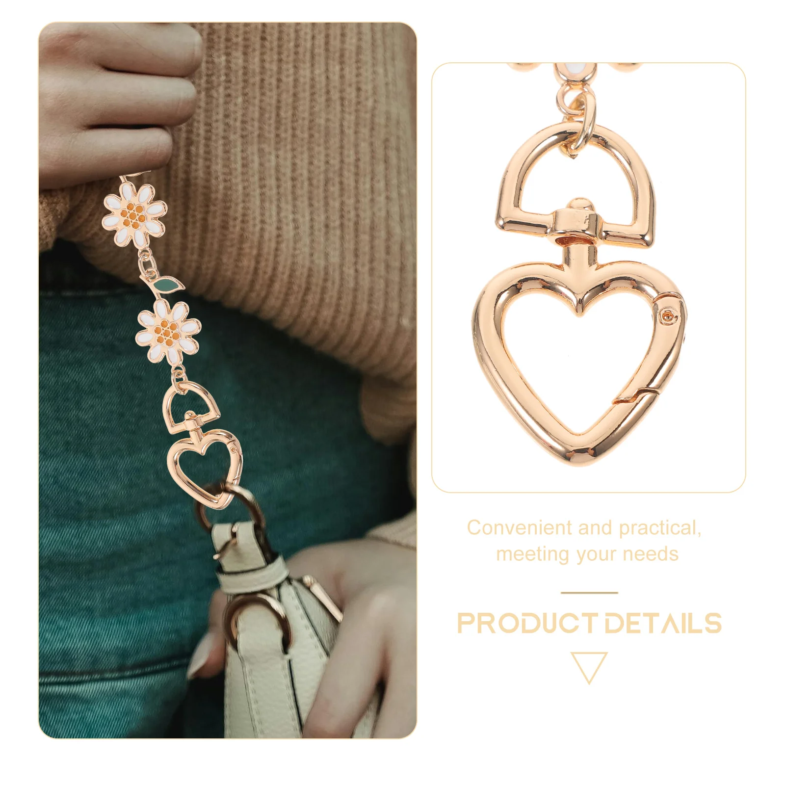 

Extender Zinc Alloy Lightweight Handbag Accessories Purse Strap Bag Strap Extender Extension Diy Bag Making Supplies