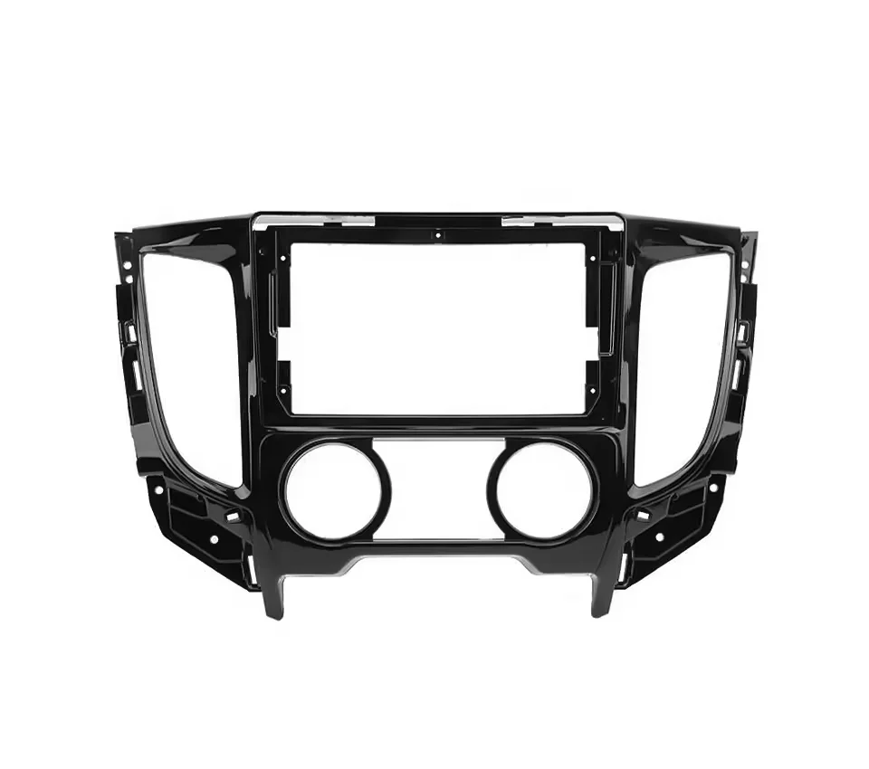 9-inch 2din car dashboard frame for car radio stereo panel for Mitsubishi Pajero Sport 3 L200 5 Triton 3 2015-2019