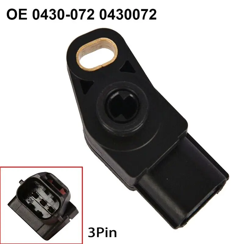 Throttle Position Sensor 0430-072 0430072 3Pin Accessories Component For Arctic Cat ATV Ca Black