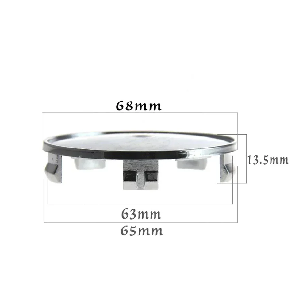pcs 68mm/64.5mm Universal center cap Car Wheel Center Hub Cover Cap Auto Truck 68mm chrome plating hub plugs Accessories bbs