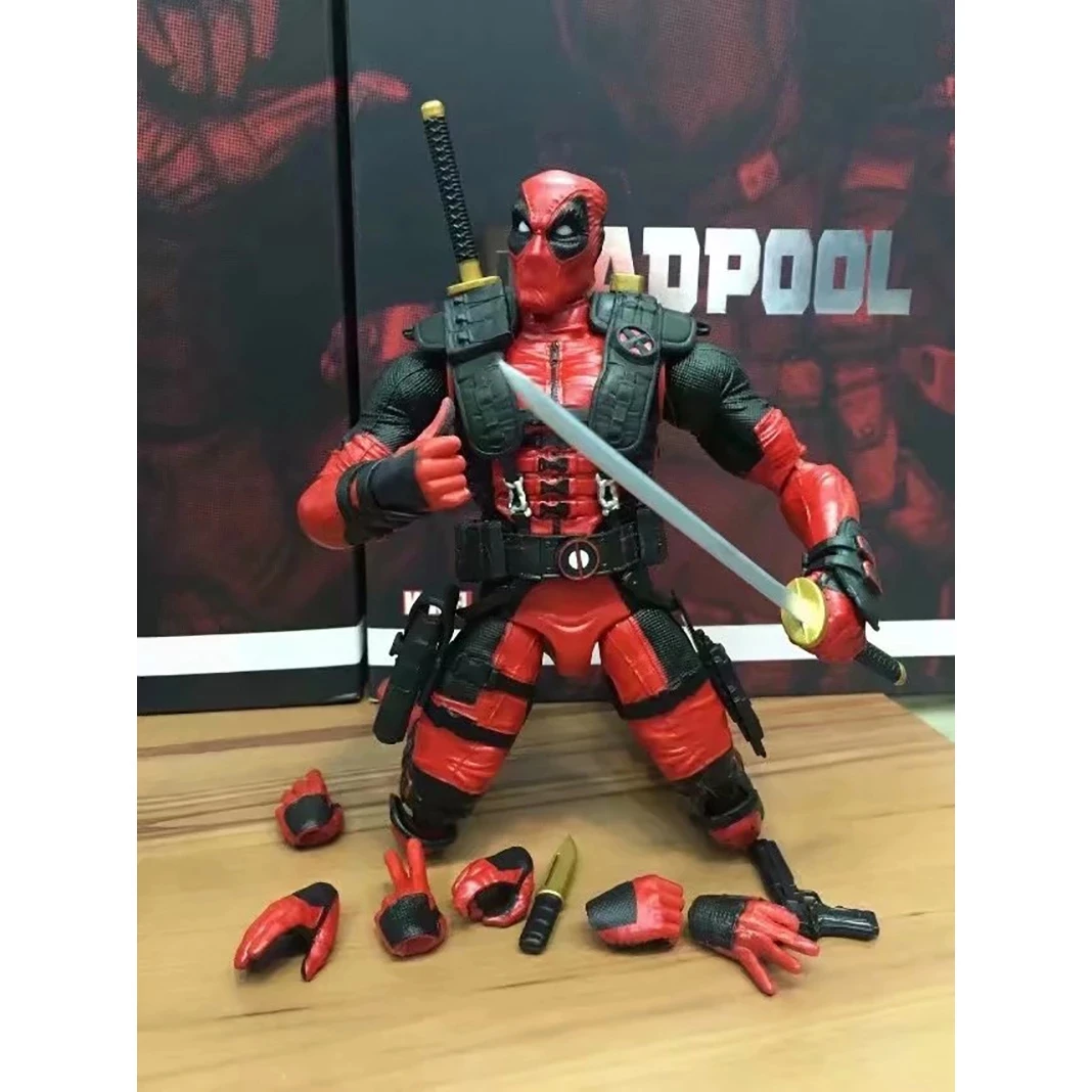 Hot Toys X-Men Deadpool Action Figure Marvel Super Hero Figurine Collectible Model Toy 30cm 1/6 Scale Gift