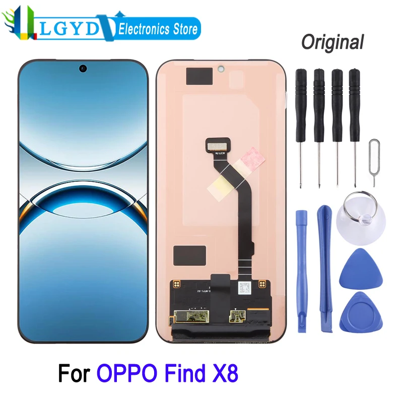 659-inch-amoled-screen-for-oppo-find-x8-cph2651-120hz-phone-lcd-display-touch-screen-digitizer-repair-replacement-spare-part